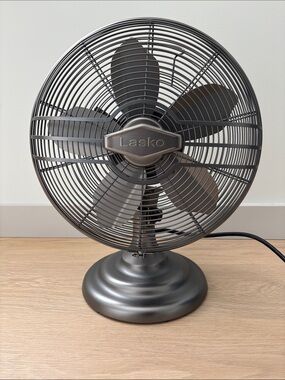 LASKO 12” Classic Table Fan R12210 bronze metal retro